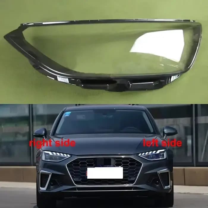 Couvercle de lampe frontale en plexiglas Transparent, pour Audi A4 A4L/S4/RS4 b9pb10 2020 2021