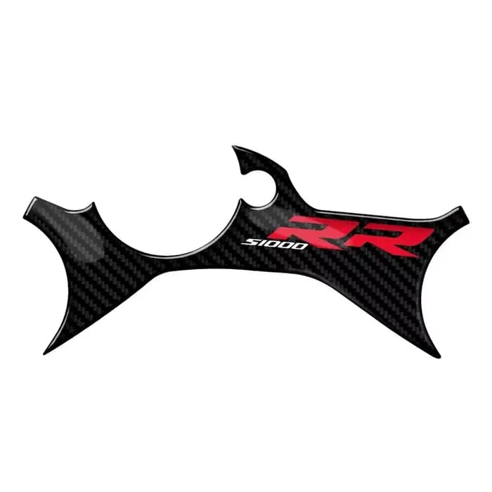 Nouveau M1000RR moto 3D fibre de carbone fourche supérieure joug protecteur autocollant pour BMW S10
