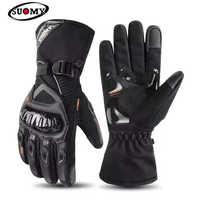 Nouveaux Gants de Moto Hiver 2026 Imperméables Chauds Thermiques Épais Longs Gauntlets de Protection