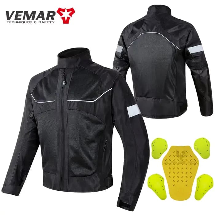 VEMAR été nouvelle veste d'équitation de Moto hommes respirant maille Motocross protecteur vêtements