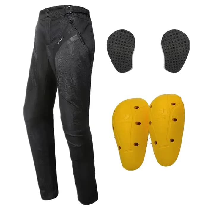 Vestes de moto noires imperméables pour hommes, manteau de moto, protection CE, course de vélo de co