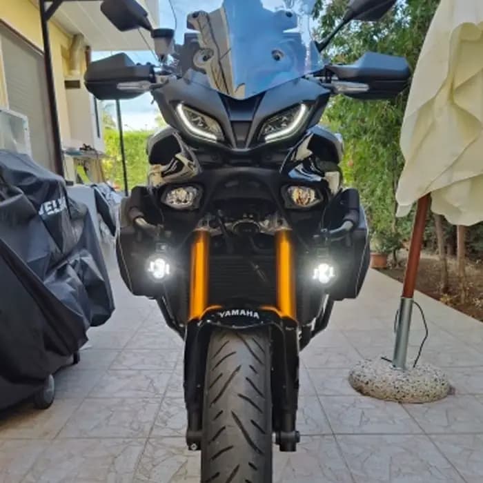 Phare antibrouillard auxiliaire LED universel pour voiture et moto, lampe de conduite, budgétaire de