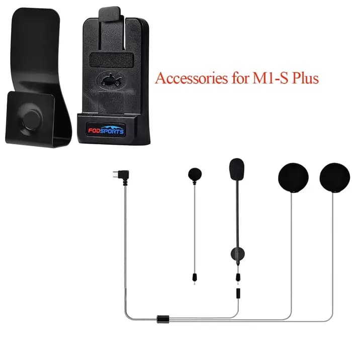 Fodsports Moto Bluetooth Casque Casque Interphone Accessoires pour M1-S Plus M1-S Air Écouteur Écout