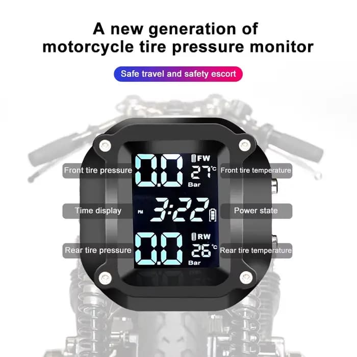 Capteurs de pression des pneus de Moto, système de surveillance de la pression des pneus de Moto TMP