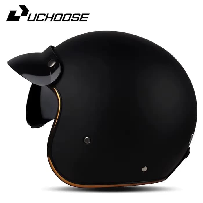 DOT Open Face Casco Moto for Harley Motorcycle Accessories Men Moto Helmets Certificated Retro Motor