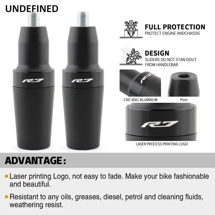 Protecteur de cadre coulissant YZF R7, pour YAMAHA YZFR7 YZF-R7 2021 2022 2023, accessoires de moto,