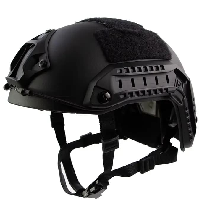 Casque tactique Airsoft BOOIU avec bouton réglable, en ABS épaissi, pour activités extérieures, casq