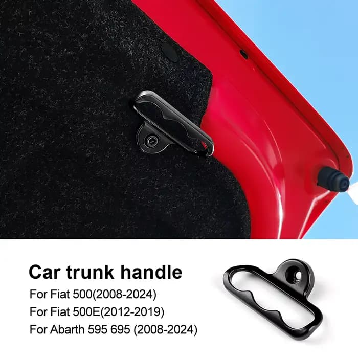 Accessoires extérieurs pour Fiat 500 2008-2024 Abarth 595 695,500E 2012 2013-2019, couvercle de poig