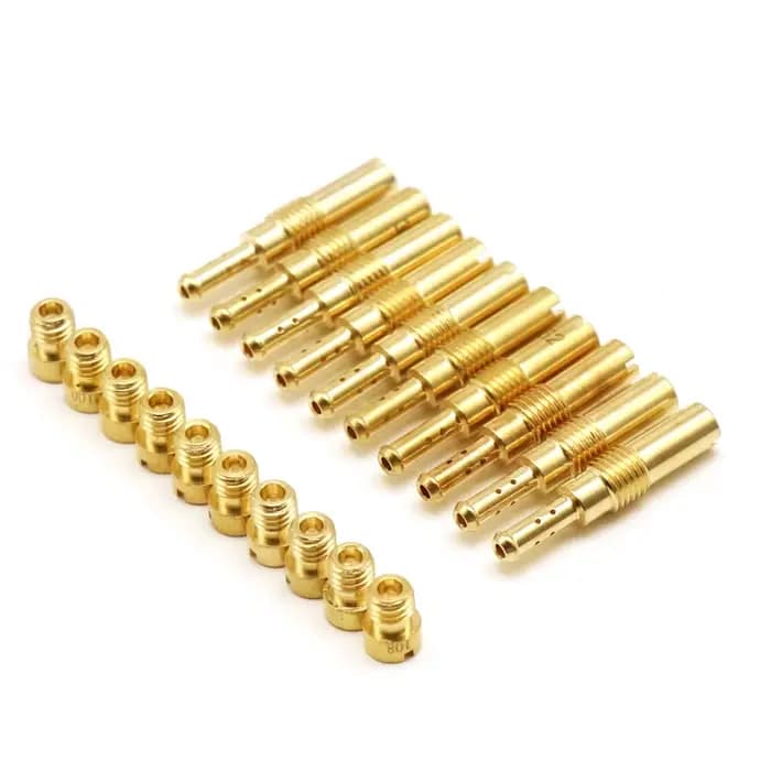 ZSDTRP 10 pièces carburateur de moto M5 Jets principaux Jets de pilote lent pour Keihin PWK BD CRS F