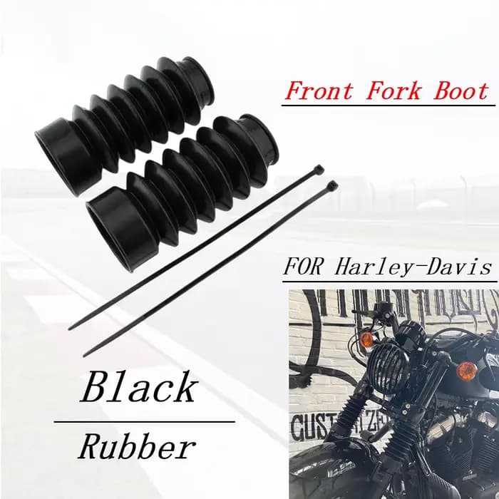 Accessoires de moto pour HARLEY-DAVIDSONX48 V-ROD Dyna Softail, veste de botte de fourche avant, hou