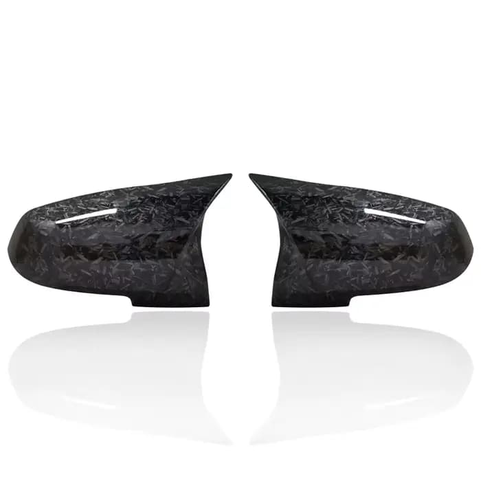 Couvercle de rétroviseur noir carbone, 2 pièces, pour BMW série 1 2 3 4 X M 220i 328i 420i F20 F21 F
