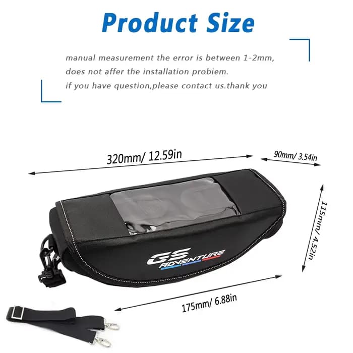Sac de guidon étanche pour BMW Runder GS, R1250GS, LC F650GS, F700GS, F800GS, F850GS Adventure, Adv,