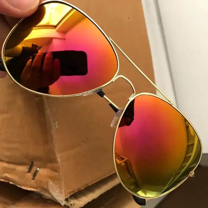 Lunettes de soleil aviateur tendance pour hommes et femmes, pour la conduite, la pêche, en métal, de