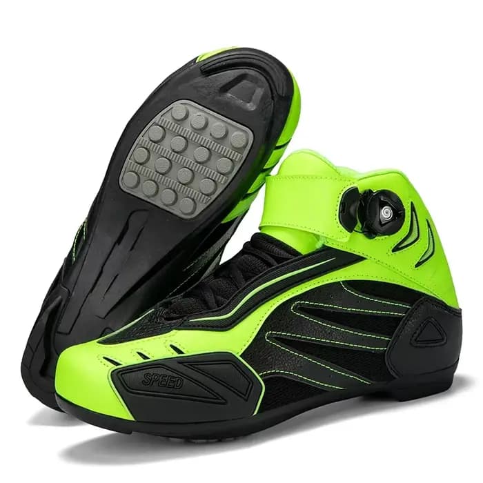 Moto course botte Tênis hommes femme Moto bottes microfibre cuir Moto équitation Anticollision chevi