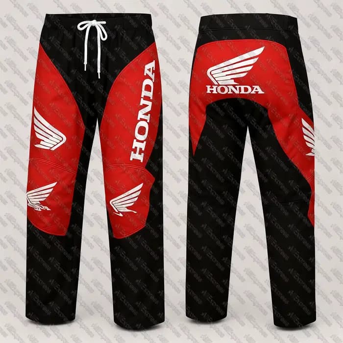 Pantalon de moto Honda pantalon de motard en cuir pantalon de cavalier moto course vêtements légers 