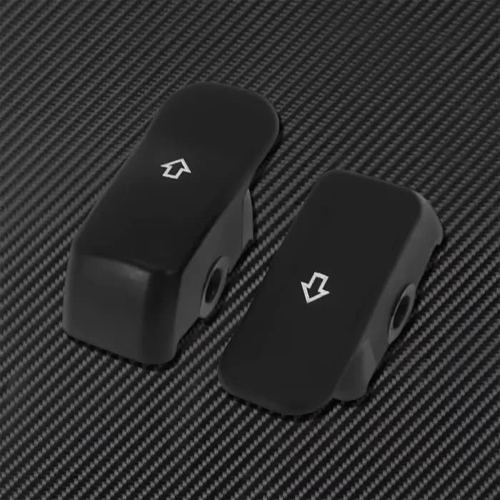 Capuchon d'extension de clignotant de moto, couvercle étendu de bouton de commutation noir pour Harl
