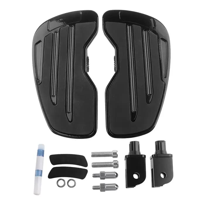 Repose-pieds noirs réglables pour Harley Softail Low Rider ST FXLRST 2022 – 2024, accessoire de moto
