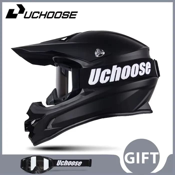 UCHOOSE tout-terrain montagne intégral casque de motobiker classique vélo vtt casque de course motoc