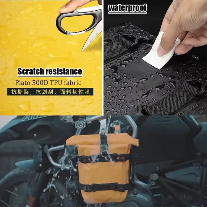 Sac de pare-chocs de moto pour BMW R1200GS R1250GS ADV pour HONDA NC750X CB500X, sac de barres de sé