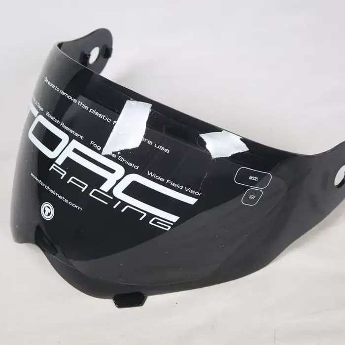 Lentille pour visières TORC T33, double lentille, lentille de casque de rallye tout-terrain, autocol