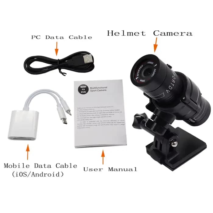 Caméra de casque tactique FAST MICH, caméra de Sport extérieure 720 1080P, caméra Airsoft de chasse