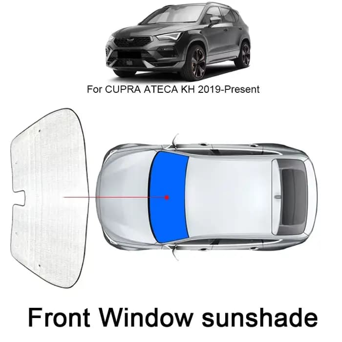 Juste de protection UV pour pare-soleil de voiture, store toxique A ATECA KH 2019-présent, rideau de