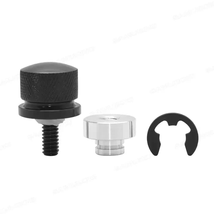Couvercle de languette d'écrou de vis de boulon de siège de garde-boue arrière en aluminium pour Har