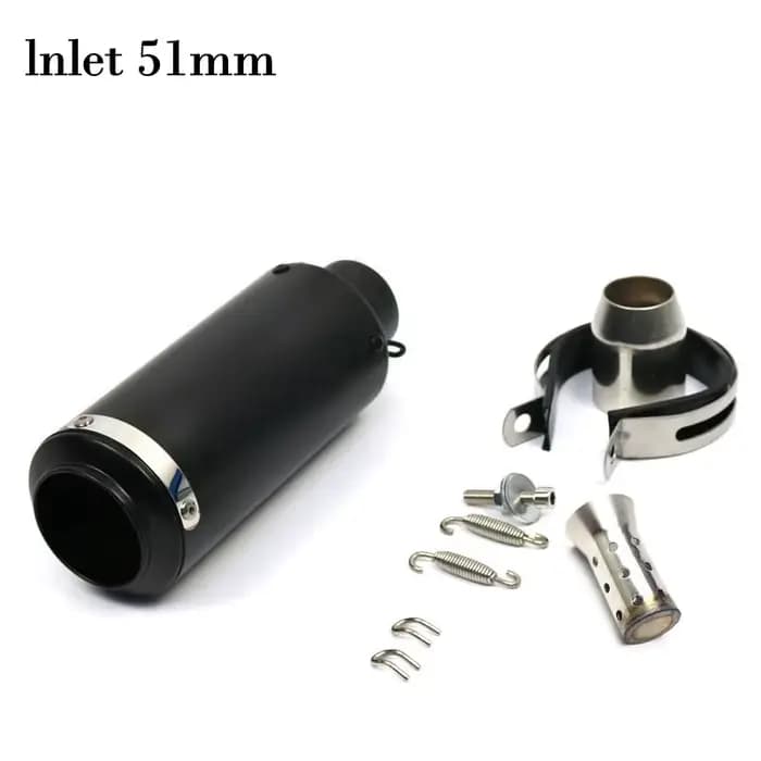 Tuyau d'échappement sc pour moto r6 racing, 51mm 60mm, adapté au silencieux micropole GP-project, éc
