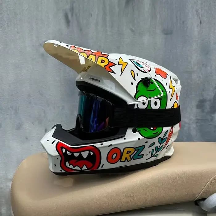 Casque de moto, casque tout-terrain, casque de motocross, casque de VTT descente AM DH, Capacete Mot