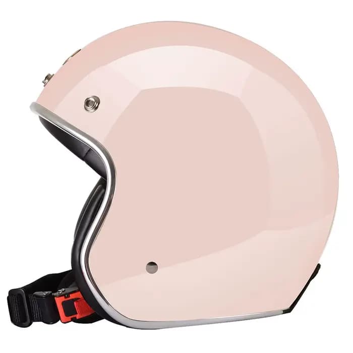 Casque de moto rétro homologué ECE DOT, casque ouvert pour cyclomoteur, 3/4 vintage, profil bas, sty