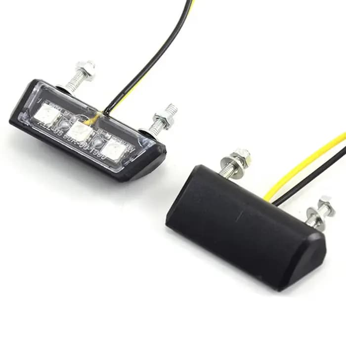 Plaque de planificateur de moto, lumière LED, étanche, 12V, 1 pièce