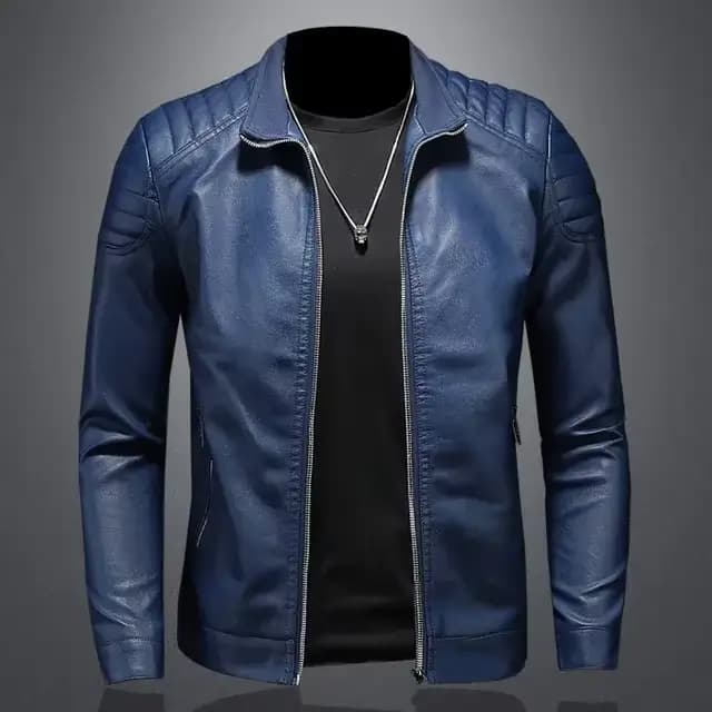 Hommes veste en cuir PU moto Streetwear Baseball extérieur Bomber manteau décontracté hommes automne