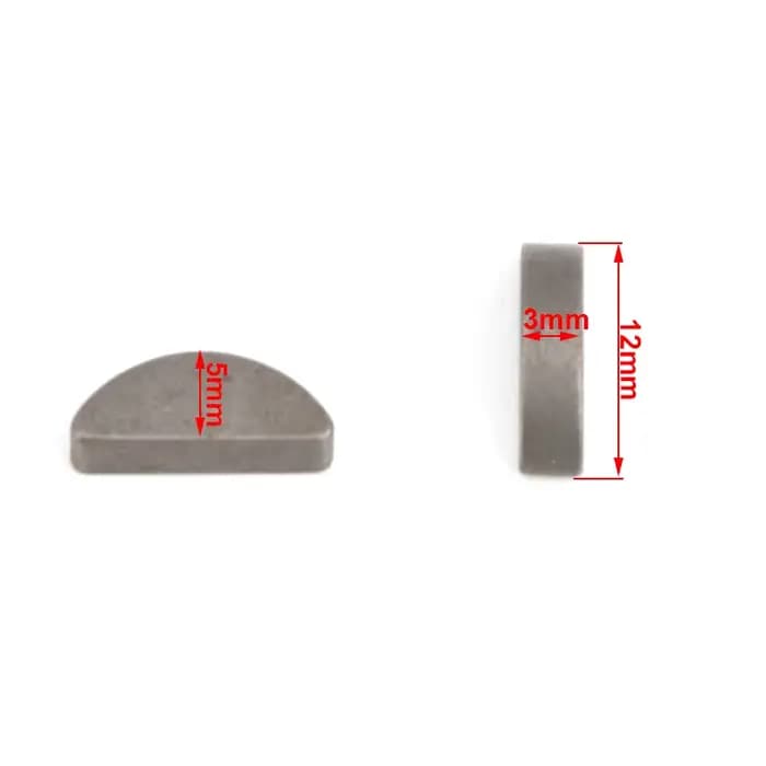 Clé de fusée Woodruff Standard, 4 pièces/lot, pour Mini Moto 47cc 49cc, Dirt Bike, Minimoto ATV Quad