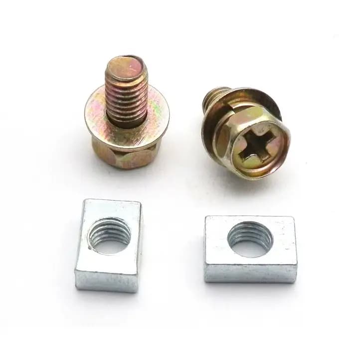 Lot de 2 batteries universelles pour moto, Scooter, ATV, Dirt Bike, écrou de Terminal et vis à boulo