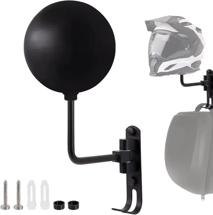 Support de casque de moto  Support mural  Rotatif à 180°  Support de montage pour vélo et moto  avec