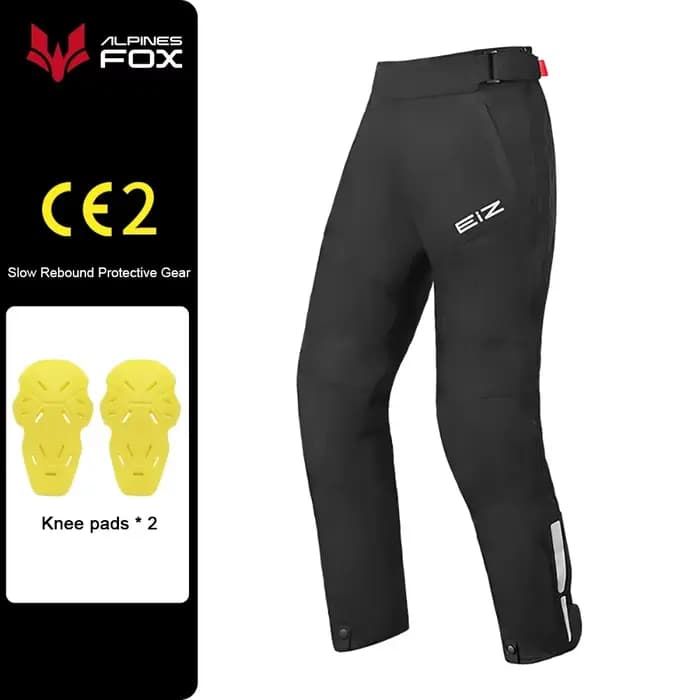 Pantalon de moto chaud d'hiver, antichute, équipement thermique, détachable, coupe-vent, à dégagemen