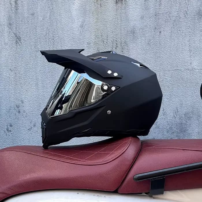 Casque de moto tout-terrain, casque d'équitation, casque de rallye, casque complet certifié DOT, cas