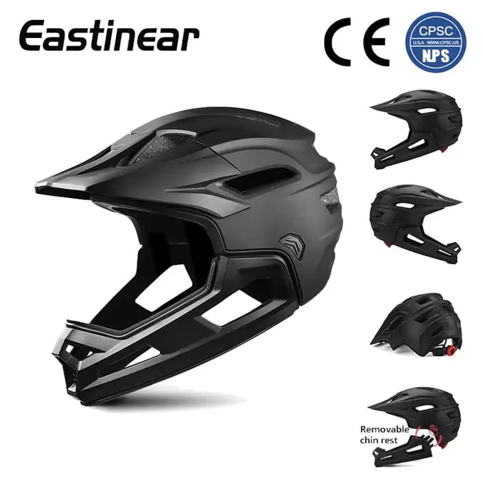 Casque de vélo tout-terrain Eastinear, design détachable, léger, respirant, pour la pratique du VTT