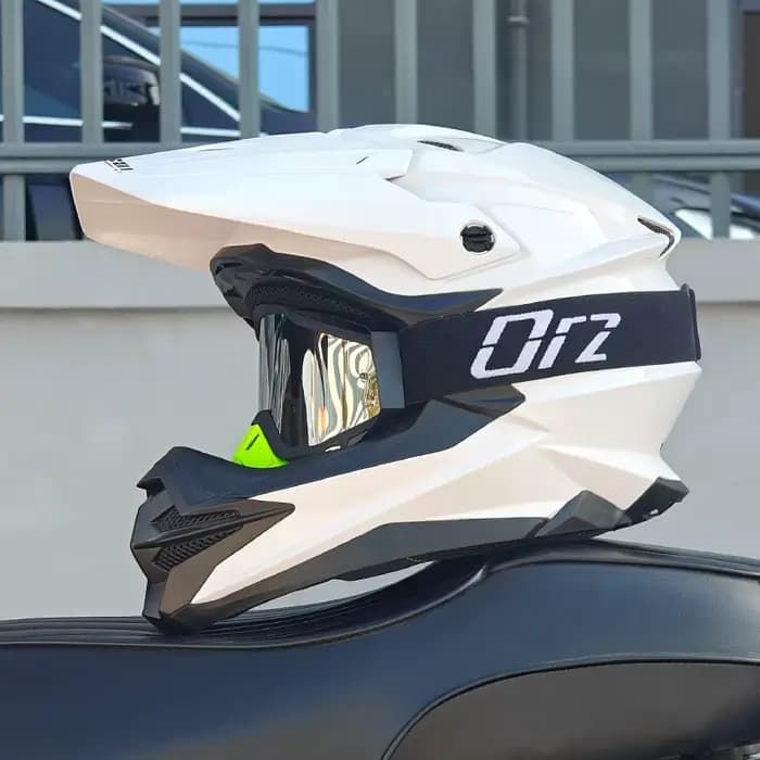 Casque de moto pour adulte homologué DOT, casque intégral pour moto tout-terrain, course de motocros