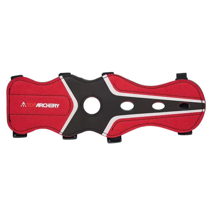 Toparchery – protège-bras de tir à l'arc, protection réglable, accessoire à 4 sangles, léger, cible 