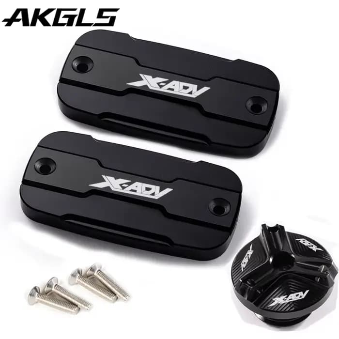 Bouchon de réservoir de liquide de frein avant de moto + bouchon de Port de remplissage, accessoires
