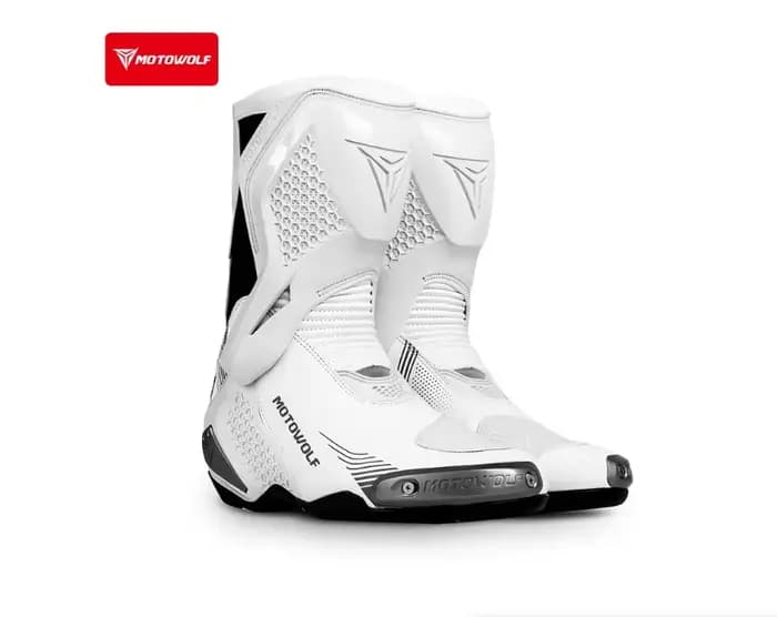 Bottes antidérapantes et Anti-chute pour Moto tout-terrain, chaussures de protection pour piste de c