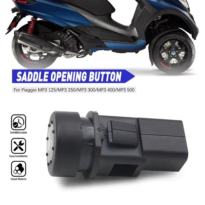 Bouton d'ouverture de selle pour moto, accessoires pour Piaggio, BEVERLY 250 IE SPORT E3MP3 125 MP3 