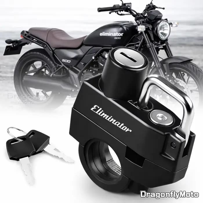 Verrou de casque de moto pour Eliminator 500, Eliminator 500 SE, dispositif de verrouillage antivol,