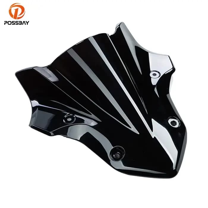 Pare-Brise de Moto Noir, Déflecteur de Vent pour Kawasaki Z900 2017 2018 2019 ABS, Accessoires