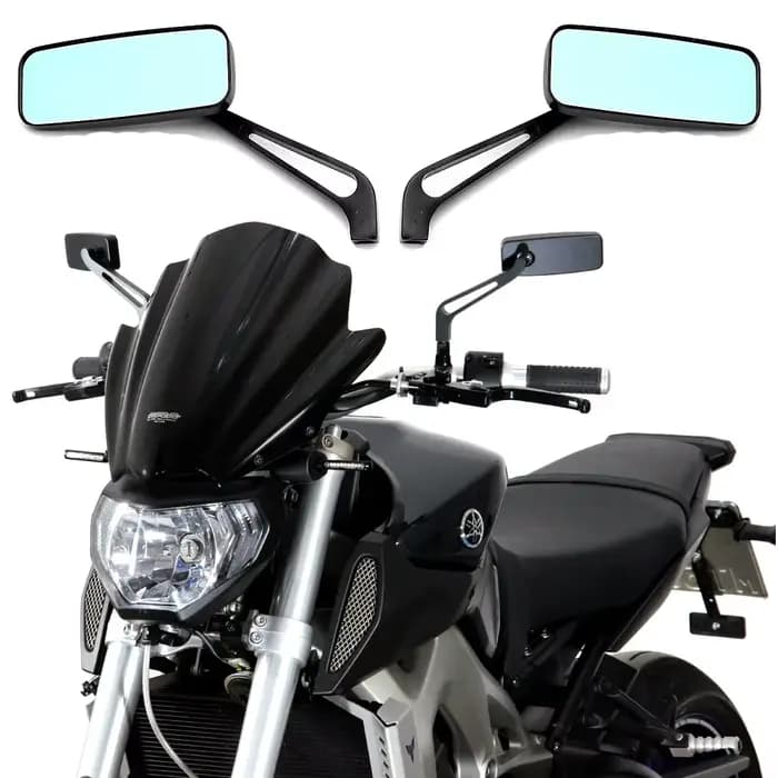 Rétroviseurs latéraux universels pour moto, 8mm 10mm, pour Harley, Honda, Yamaha, Kawasaki, vélo de 