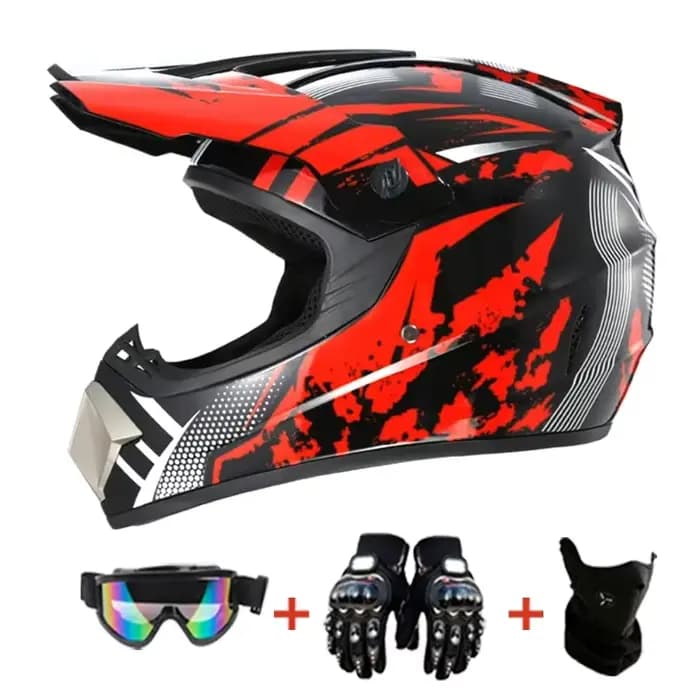 Casque de moto pour jeunes enfants hors route Capacete Dirt Bike descente ATV DH Go-kart Cross DOT a