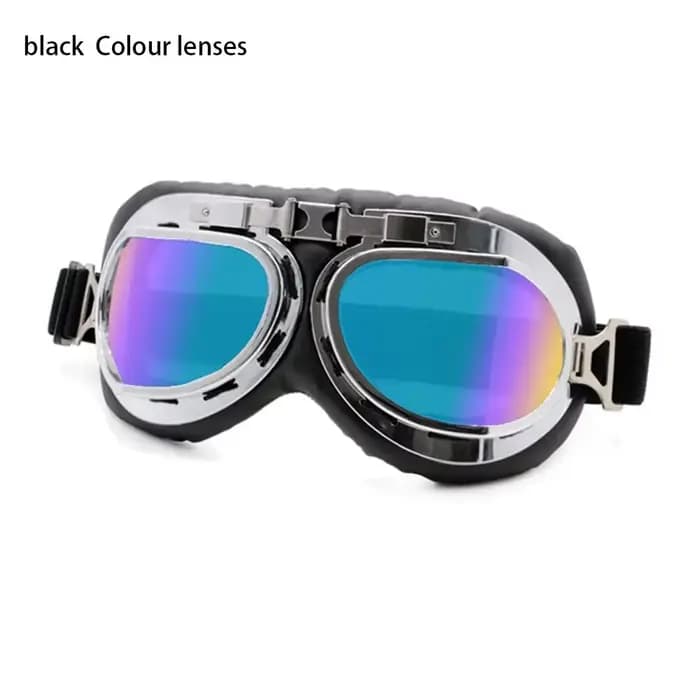 Lunettes de protection de moteur vintage, lunettes de pilote pour moto Cruiser 73 Scooter