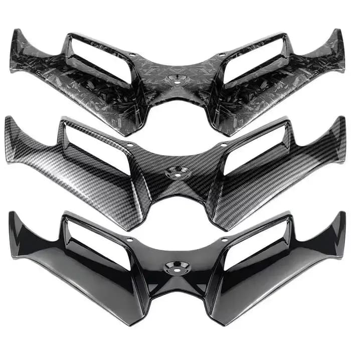 Kit d'ailes aérodynamiques de moto, accessoires de moteur de becquet pour KawasakiNinja 300 Ninja250