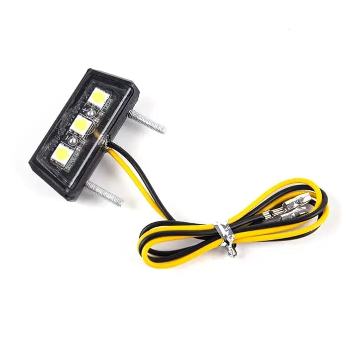 Plaque de planificateur de moto, lumière LED, étanche, 12V, 1 pièce